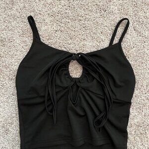 Black Strappy Top